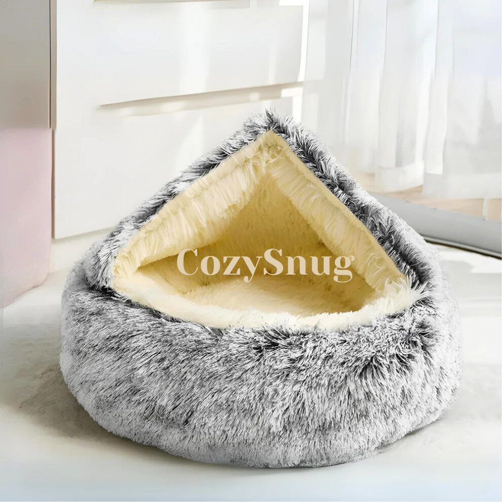 CozySnug plush pet bed