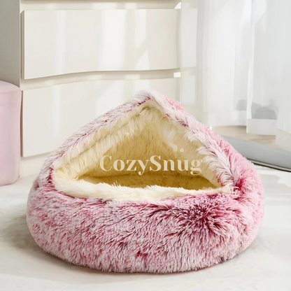 CozySnug plush pet bed