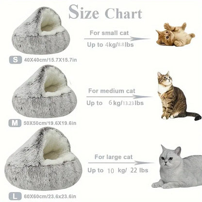 CozySnug plush pet bed